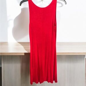 Dress- Vibrant Red Sleeveless